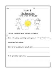 Habits Of Happy Kids Worksheets Seven Habits Worksheets For Kids 7 Habits
