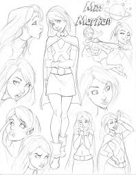 Young justice nightwing coloring page from nightwing category. Young Justice Cd Miss Martian By Nathanscomicart On Deviantart