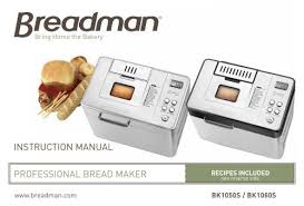 And it is better not to use dairy products when cooking with a delay. Professional Bread Maker Instruction Manual Breadman
