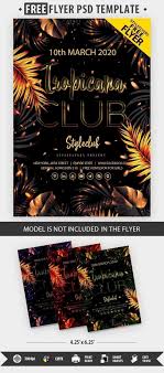 Every flyer tells a different story about a product or a service needed to be promoted or advertised. Tropicana Club Party Free Psd Flyer Template Free Download 34995 Styleflyers