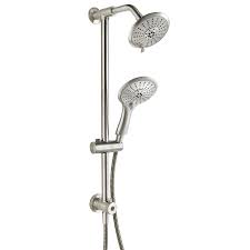 Shop Pfister 016 Hh9k Slide Bar Showerhead With Hand Shower At Lowe S Canada Find Our Selection Of Shower Heads At The Low Shower Heads Slide Bar Hand Shower