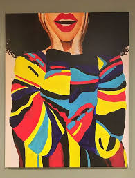 Colorful Natural Hair Art Sweat Her Canvas Print Etsy Black Art Painting Art Mini Canvas Art