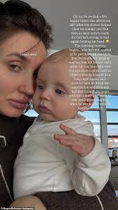 Megan McKenna reveals son Landon, five months, is teething as she opens up 