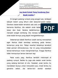 Tahun 2002, timbul keperluan untuk meningkatkan perlindungan dan. Cerita Dongeng Anak Katak Yang Sombong Dan Anak Lembu Dengan