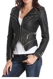 Handmade Women Black Leather Jacket With Stud Uk Merchant Only 139 99 Leather Jackets Women Real Leather Jacket Jackets For Women