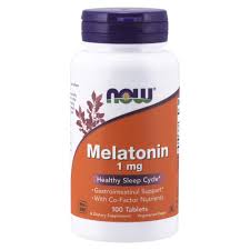 Now Supplements Melatonin 1 Mg With Co Factor Nutrients 100 Tablets