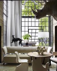 A French Casting Of An Antique Rhino Trophy Overlooks The Kitchen Keeping Room At The House Of Bobby Mcalpine An Kitchen Keeping Room Booth Design Keeping Room