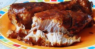Pour over ribs and onions. Slow Cooker Barbecued Country Style Ribs Amanda S Cookin Slow Cooker
