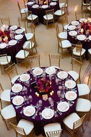 Purple Wedding Ideas With Pretty Details Modwedding Purple Wedding Reception Dark Purple Wedding Purple And Gold Wedding