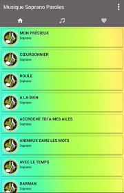 Le diable s'habille en prada. Musique Soprano Paroles For Android Apk Download