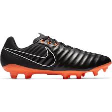 Nike Tiempo Legend Vii Pro Fg Mens Football Boots Black Total Orange White Sportitude