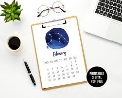 The internet is complete of websites that will assist you to print out a calendar on the internet totally free. Zodiac Printable Calendar 2020 By Sugarpickle Designs On Zibbet