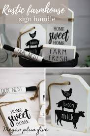 This simple tabletop accessory is made of wood and has a. Classic Farmhouse Tiered Tray Signs Megan Plus Five