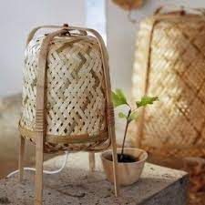 woonnieuws ikea presenteert nieuwe duurzame materialen collectie woonblog stijlvolstyling com bamboe tafellamp ikea