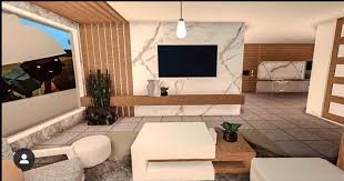 Modern living room bloxburg bloxburg in 2019 house rooms. Just Built This Living Room Bloxburg