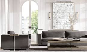 Rooms Rh Modern In 2020 Rh Modern Home Living Room Furniture Factory