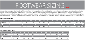 Saucon Valley Bikesgiro Size Chart Saucon Valley Bikes