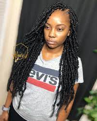 Soft Locs Aka Distressed Locs Stylesbyhoneyy Weave Hairstyles Black Hairstyles With Weave Faux Locs Hairstyles