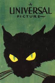 Poster Art For The Black Cat 1934 Chat Noir Kedi Poster Ve Hayvanlar