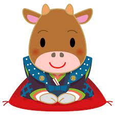 商用フリー 無料イラスト 干支 丑年 牛 うしどし ushi003 商用ok フリー素材集 ナイスなイラスト 牛イラスト 干支 干支 イラスト