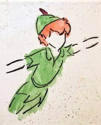 I Love This Peter Pan Drawing Peter Pan Painting Peter Pan Disney