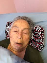 I miss my Mom badly but when she was dying and I was sitting next to her, I  told her to smile for me when she saw our Lord and my sister