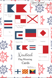 A phonetic alphabet is a list of words used to identify letters. Nautical Flag Meaning Cards Year Round Homeschooling