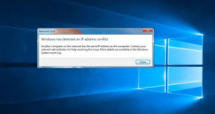 Fix Windows Has Detected An Ip Address Conflict In Windows 10 Ip Address Conflicted Windows System