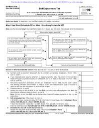 Fillable Online Schedule Se Form 1040. Self Employment Tax Fax Email Print  - Pdffiller