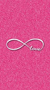 Pink Glitter Infinite Love Wallpaper Background For Iphone Mobile Smart Phone In 2020 Iphone Background Pink Heart Wallpaper Sparkle Wallpaper