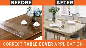 Also images, photos, pictures, backgrounds design coffee table cover. How To Place Transparent Dining Table Cover Crysendo Super Clear Transparent Table Cover Youtube