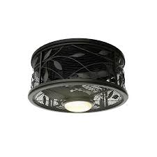 Shop Harbor Breeze Hive Series 18 In Aged Bronze Flush Mount Indoor Ceiling Fan With Light Kit And R Ceiling Fan With Light Flush Mount Ceiling Fan Ceiling Fan