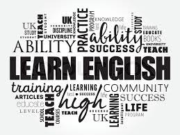 Learn English word cloud collage, ... | Stock vector | Colourbox