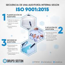 Las auditorías internas (apartado 9.2. de la norma ISO 9001:2015) son una  herramienta básica de la etapa de verificación de los ciclos de mejora  continua. El proceso de auditoría interna según la