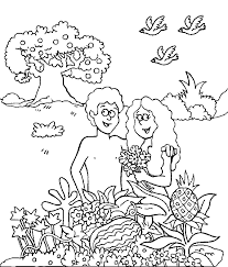 He tempts her to eat the fruit from the tree of knowledge of good and evil. Bible Story Adam Pictures Coloring Pages Coloring Home
