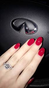Black And Red Ombre Dip Nails I Love My Red Almond Shaped Nails Dipping Powder Almond Shape Nails Bright Red Nails Powder Nails