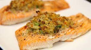 When thinking up new salmon recipes, we look for inspiration every where, even the local costco. Crab Stuffed Salmon Video Recipe Cooked By Julie