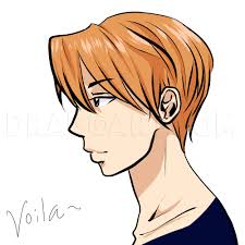 Explore a wide range of the best mens anime hair men on aliexpress to find one that suits you! Side View Male Anime Face Drawing Tutorial Step By Step Drawing Guide By Runtyiscute1999 Dragoart Com