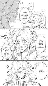 jing yuan, open mouth, mole under eye, 3koma, closed eyes - Anime R34