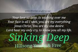 song lyrics: sinking deep lyrics