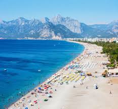 Konyaalti Beach Of Antalya Turkey 2020 Antalya