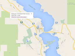 Detailed map osoyoos, streets, avenue, public places, business. Rv Sani Dump Station Information Osoyoos