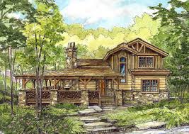 Some plans feature long front and back porches whereas other have wraparound porches. Plan 13318ww Huge Wrap Around Porch Log Cabin Homes House Plans Cabin Floor Plans