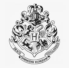 Coloring time has never been more fun! Hogwarts Logo Png Hogwarts Crest Harry Potter Coloring Pages Transparent Png Kindpng