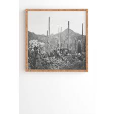 Shop desertxpalm society6 store featuring unique designs on wall murals. 30 X 30 Ann Hudec A Gathering Of Cacti Framed Wall Art Deny Designs Target