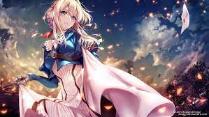 Wallpaper Violet Evergarden By Asukij Violet Evergarden Wallpaper Violet Evergarden Anime Violet Evergreen
