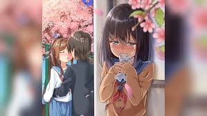 4 girls ear licking ♥ japanese asmr. Girl Crying Next To A Kissing Couple Know Your Meme