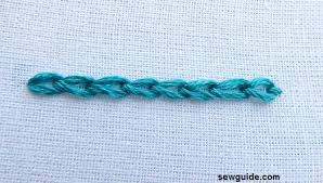 The chain stitch is one of those basic stitches the finished design of the chain stitch is kind of petal like. Chain Stitch 20 Beautiful Variations Embroidery Stitching Tutorials Sew Guide