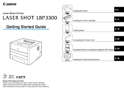 Windows 8 windows 7 windows vista windows xp all drivers install driver printer with help of cd/dvd (automatic wizard) method 1 requirements: Canon Lbp 3300 Instruction Manual Manualzz