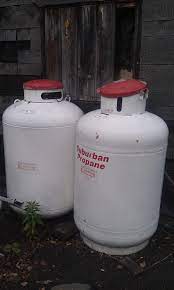 That refers to the weight of the tank when it's full of. Propane Tank Size
